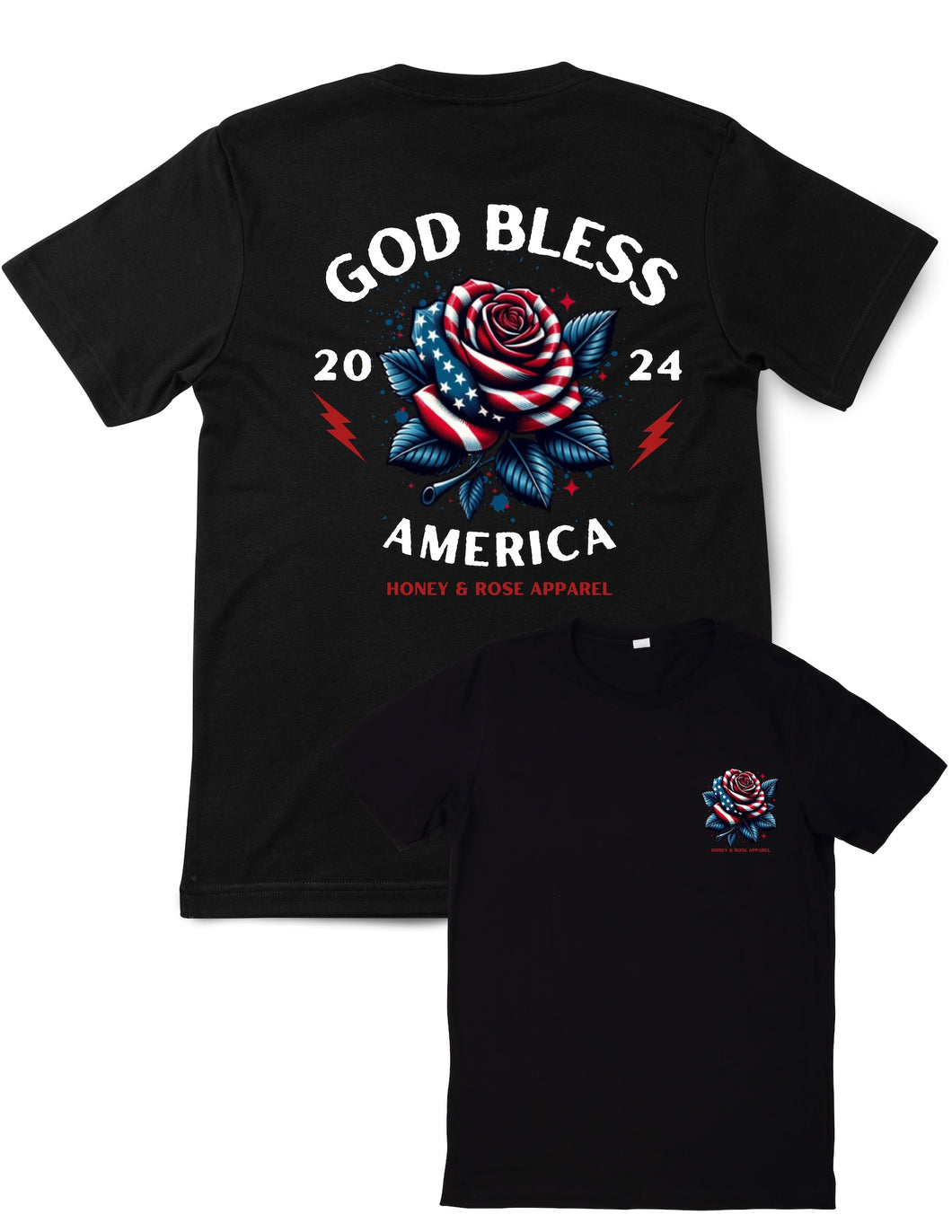 God Bless America Kids Tee