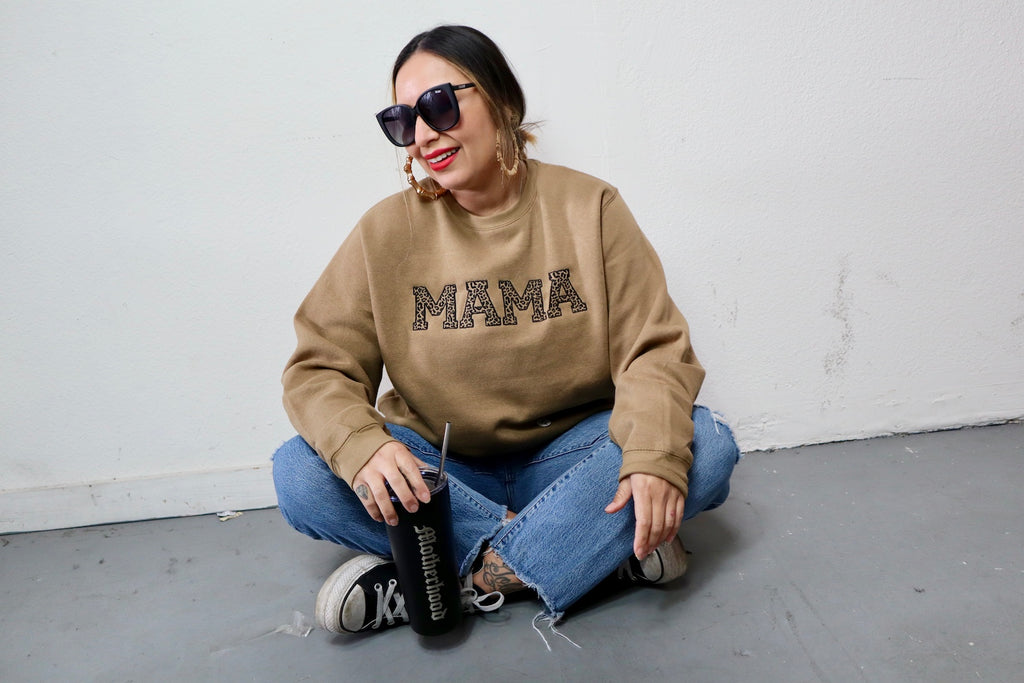 Mama Leopard Crewneck