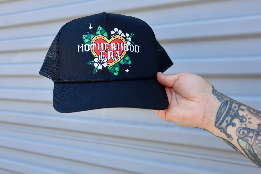 Tattoo Motherhood Era Trucker Hat