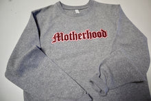 Load image into Gallery viewer, Embroidered Glitter Motherhood Valentines Crewneck