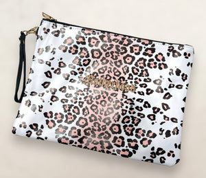 Motherhood Pink Leopard Makeup Bag