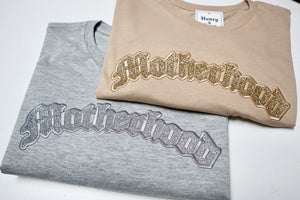 NEW Glitter Embroidered Motherhood Tee