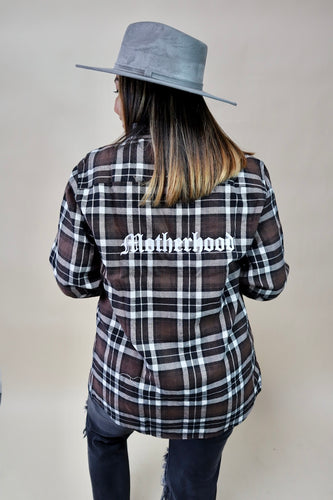 Brown Motherhood Flannel