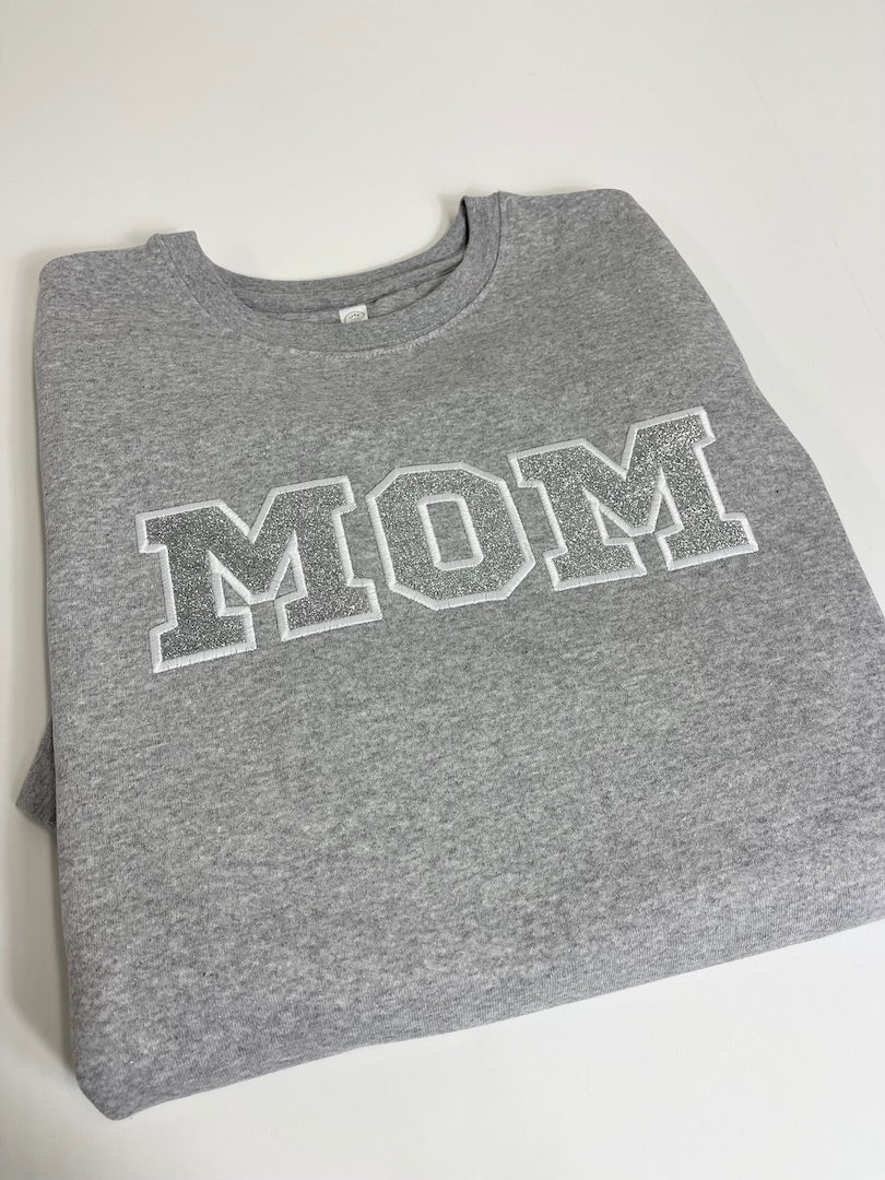 Glitter Mom Crewneck