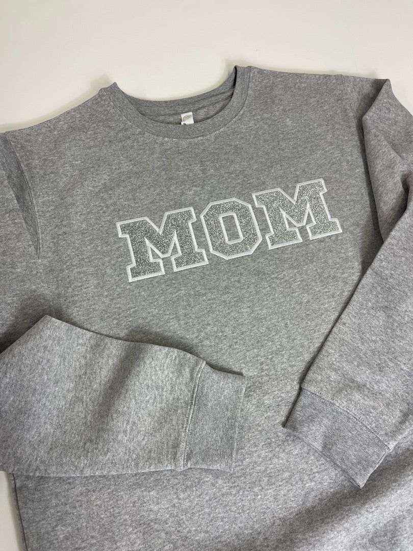 Glitter Mom Crewneck