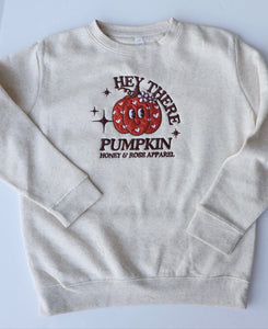 Hey There Pumpkin Kids Crewneck