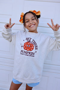 Hey There Pumpkin Kids Crewneck
