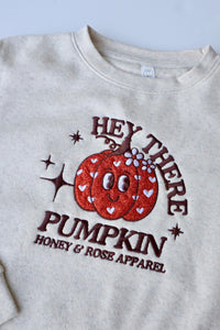 Hey There Pumpkin Kids Crewneck