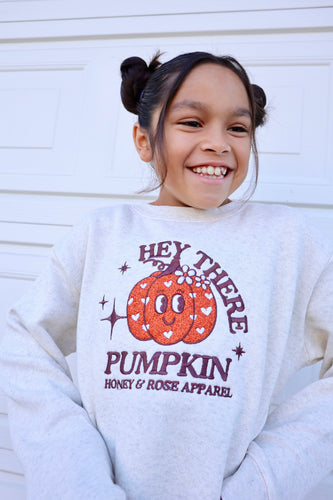 Hey There Pumpkin Kids Crewneck