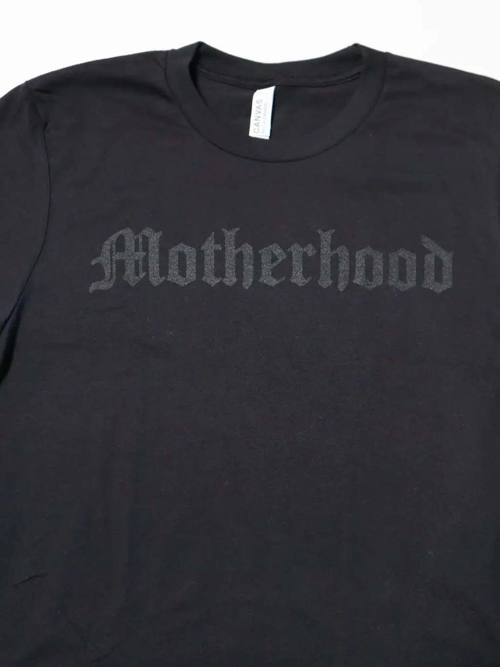 Motherhood Black on Black Tee