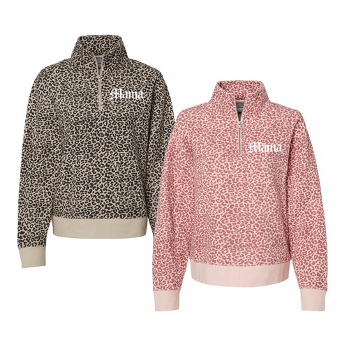 Mama Leopard Quarter ZIP