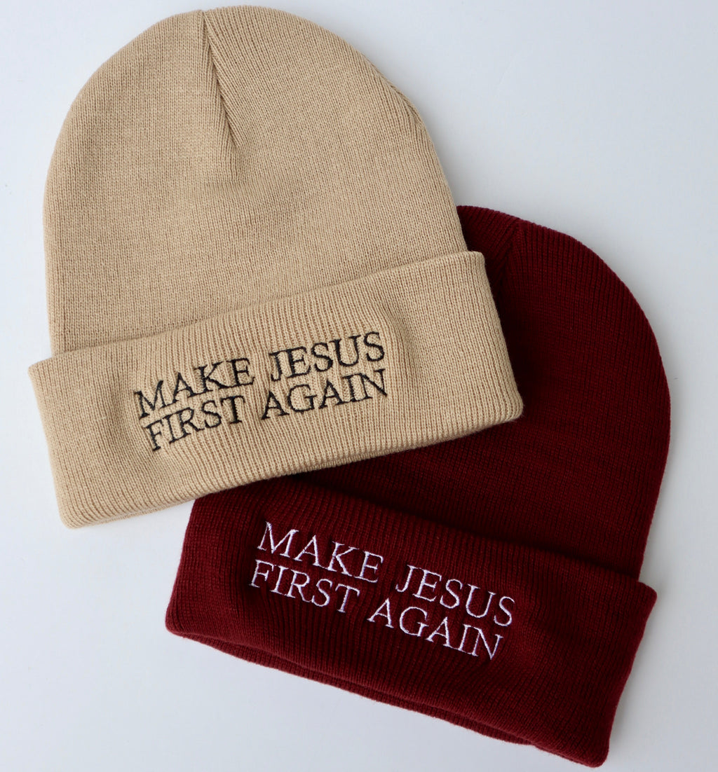 Jesus First Beanie