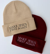 Load image into Gallery viewer, Jesus First Beanie
