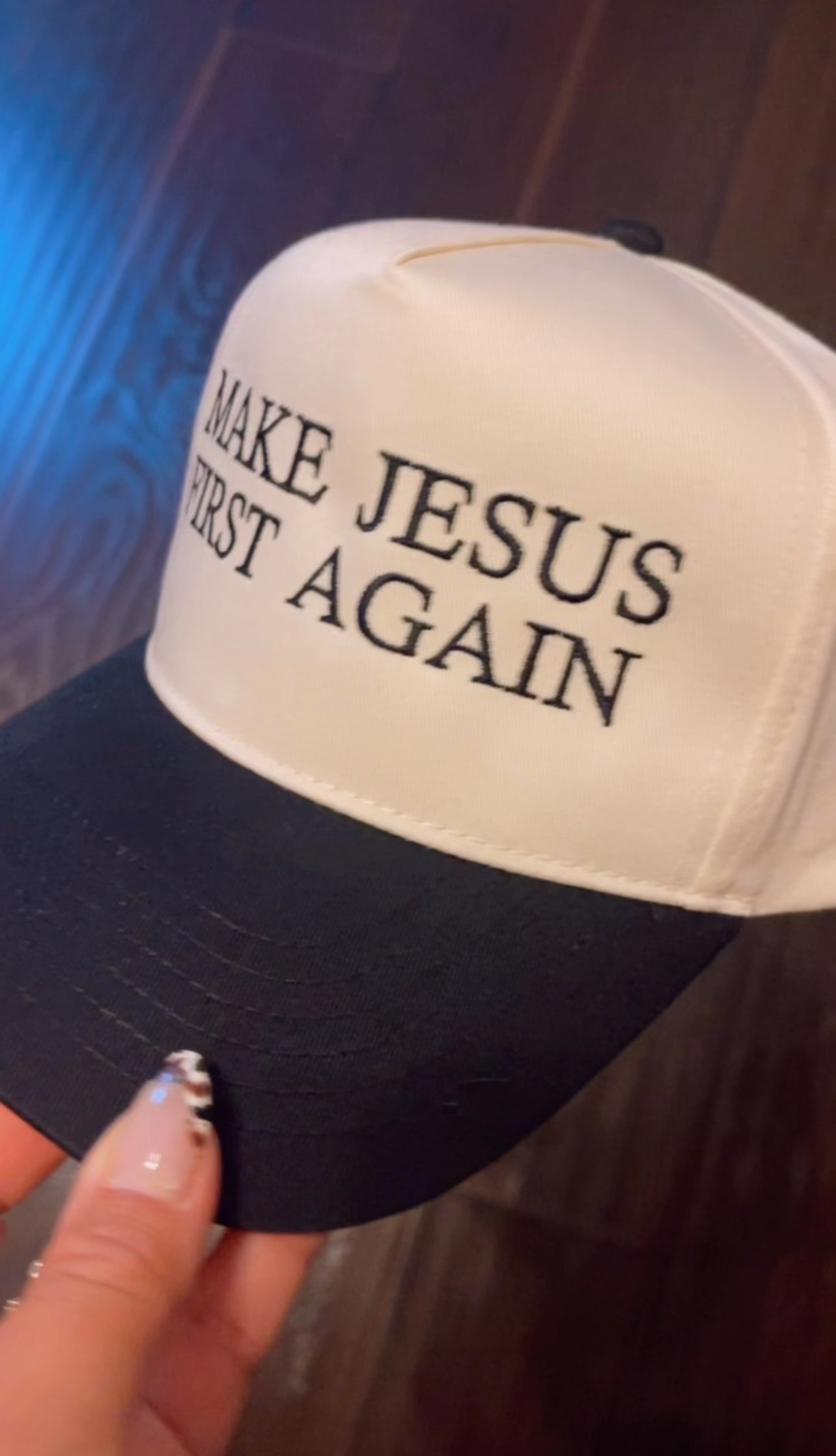 Jesus First Snapback