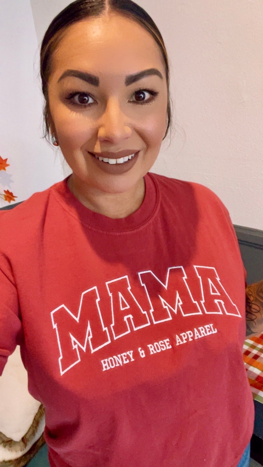 Mama Embroidered Shirt