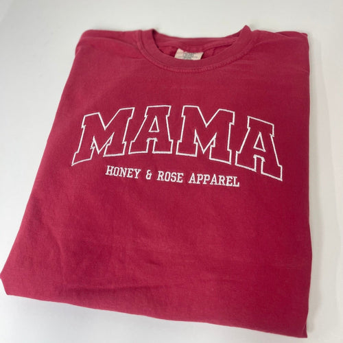 Mama Embroidered Shirt