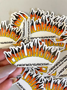Flame Stickers