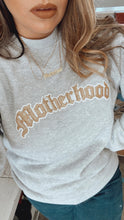 Load image into Gallery viewer, Embroidered Glitter Motherhood Crewneck